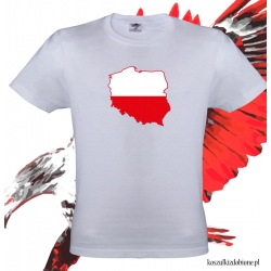 Koszulka z nadrukiem Kontur Polski
