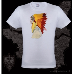 Koszulka  Indianin nadruk grafika