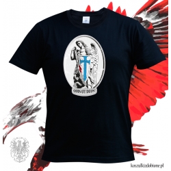 Koszulka z grafiką - św.Michał Archanioł Quis Ut Deus