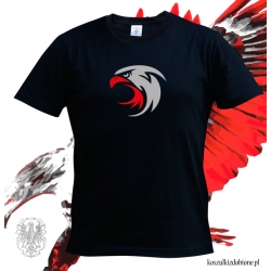 Koszulka grafika orzeł tribal Polska
