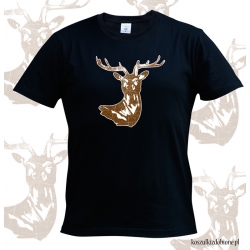  t-shirt grafika jeleń