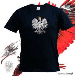 Koszulka z grafiką orzeł Polski patriotyczna