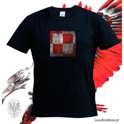 Koszulka Szachownica lotnicza ze stylizowana grafiką